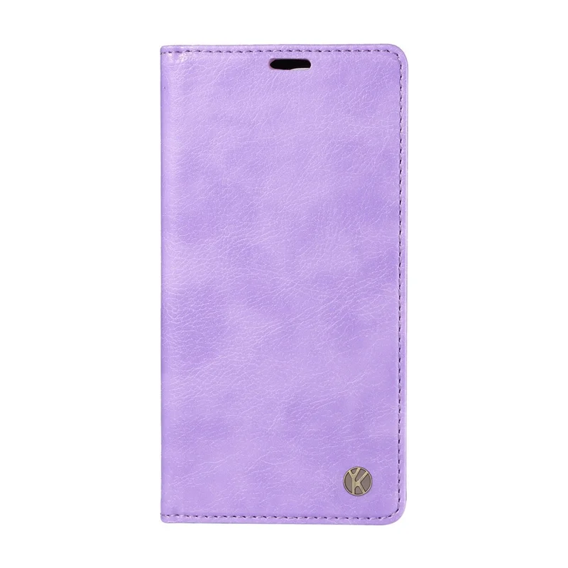 YIKATU YK-006 For Xiaomi Redmi A3 4G / Poco C61 4G Case Folio PU Leather Magnetic Absorption Phone Cover - Purple