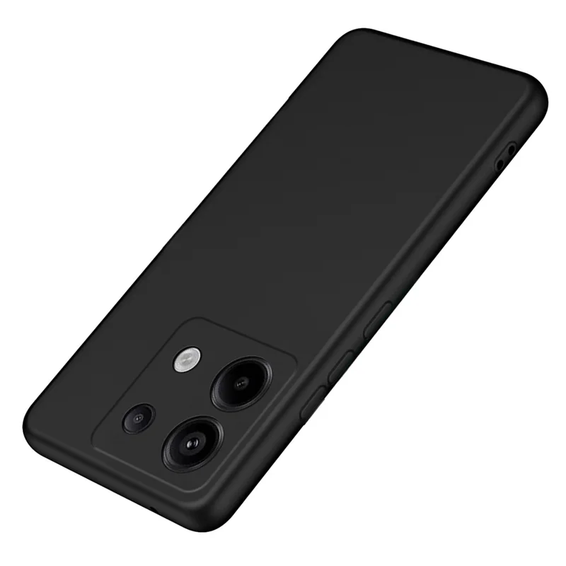 For Xiaomi Redmi Note 13 Pro 5G / Poco X6 5G Case Silky Touch 2.2mm TPU Phone Back Cover - Black