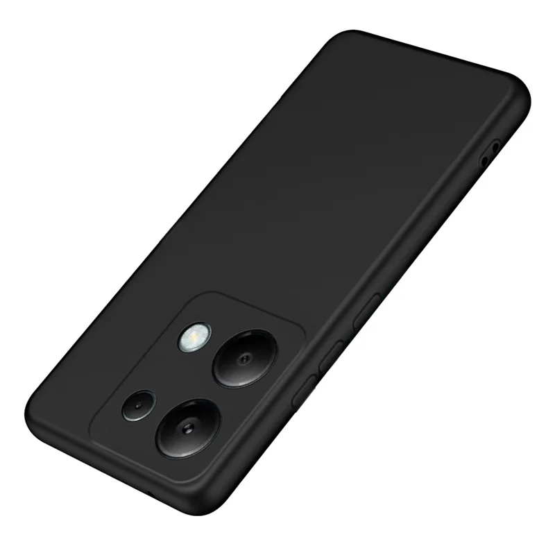 For Xiaomi Redmi Note 13 Pro 4G / Poco M6 Pro 4G TPU Case 2.2mm Rubberized Phone Cover - Black