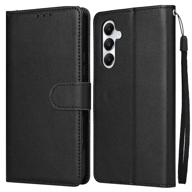For Samsung Galaxy A54 5G Shockproof PU Leather Case Wallet Magnetic Phone Stand Cover - Black