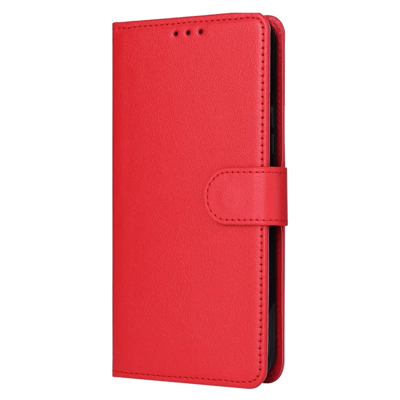 Für Samsung Galaxy A54 5G Stoßfestes PU-Leder-Etui Wallet Magnetisches Telefonständer-Cover - Rot
