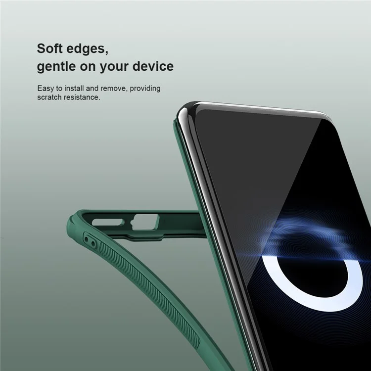 NILLKIN Frosted Shield Pro para Huawei Pura 70 Pro / Pura 70 Pro+ Funda Magnética de PC+TPU Antideslizante - Verde