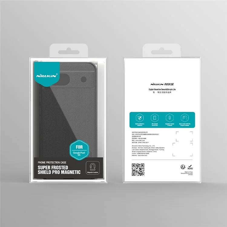 NILLKIN Frosted Shield Pro para Huawei Pura 70 Pro / Pura 70 Pro+ Funda Magnética de PC+TPU Antideslizante - Verde