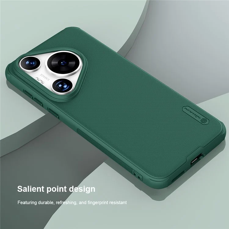 NILLKIN Super Frosted Shield Pro for Huawei Pura 70 Pro / Pura 70 Pro+ Case PC+TPU Drop-Proof Shell - Green