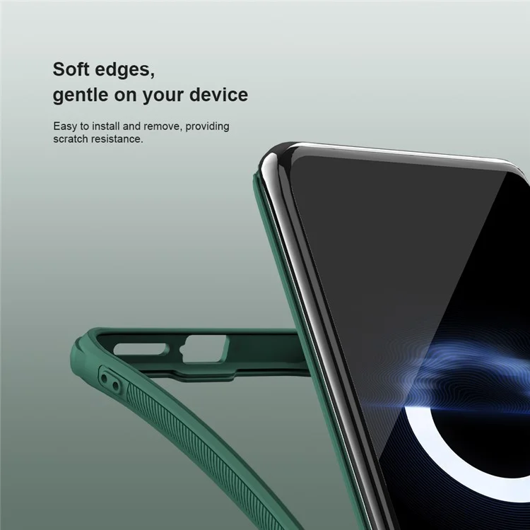 NILLKIN Super Frosted Shield Pro for Huawei Pura 70 Pro / Pura 70 Pro+ Case PC+TPU Drop-Proof Shell - Green