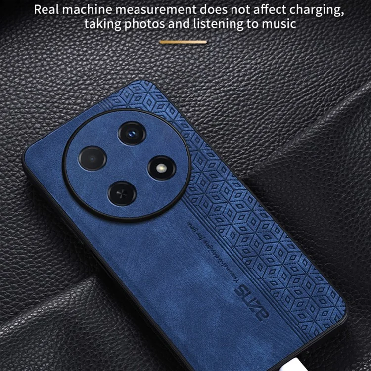 AZNS Для Huawei Enjoy 70 Pro Case Anti-Scratch PU Leather Coated TPU Phone Cover - Brown