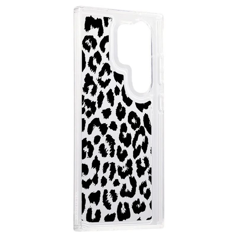 For Samsung Galaxy S24 Ultra Case Pattern Print Design TPU Shockproof Phone Cover - Small Leopard
