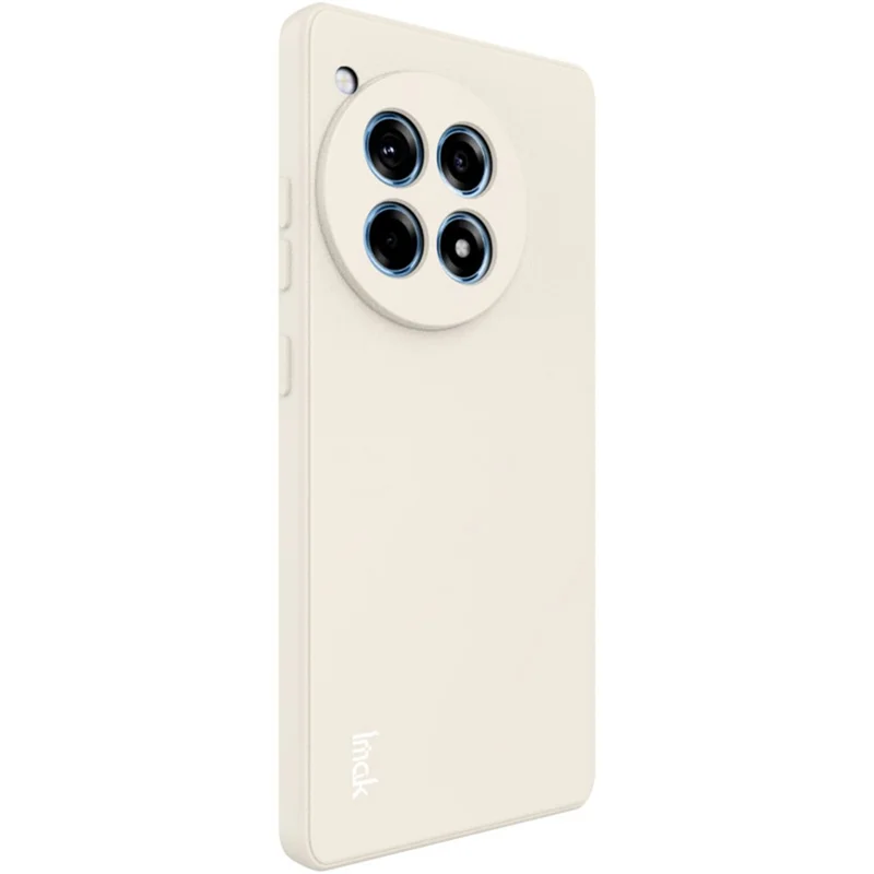 IMAK UC-4 Series for OnePlus Ace 3 5G / 12R 5G Case Straight Edge Soft TPU Phone Cover - White