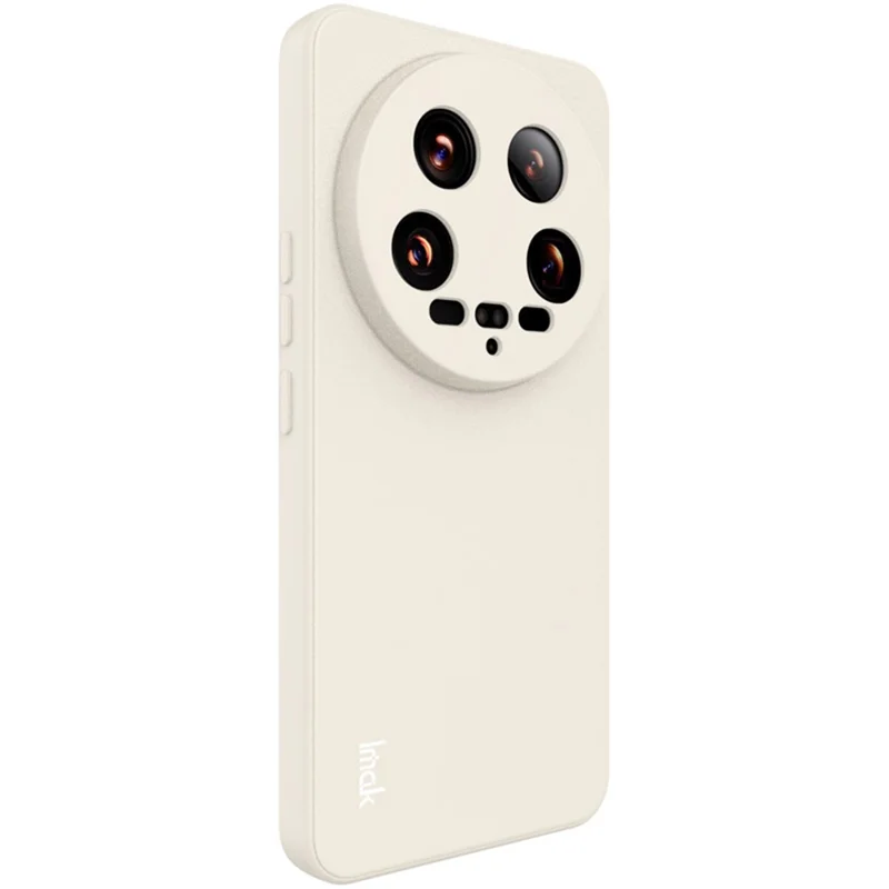 IMAK UC-4 Series for Xiaomi 14 Ultra Slim Case Straight Edge Soft TPU Phone Cover - White