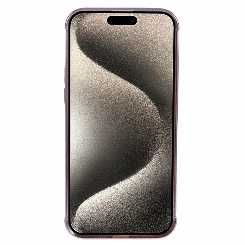 HRF Series for iPhone 15 Pro Max TPU Case Compatible with MagSafe Electroplating Phone Cover - Pink