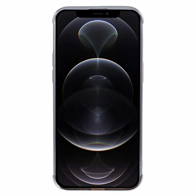 HRF Series for iPhone 12 Pro Max TPU Case Compatible with MagSafe Electroplating Phone Cover - Silver