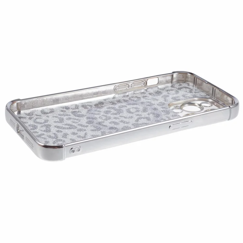 HRF Series for iPhone 12 Pro Max TPU Case Compatible with MagSafe Electroplating Phone Cover - Silver