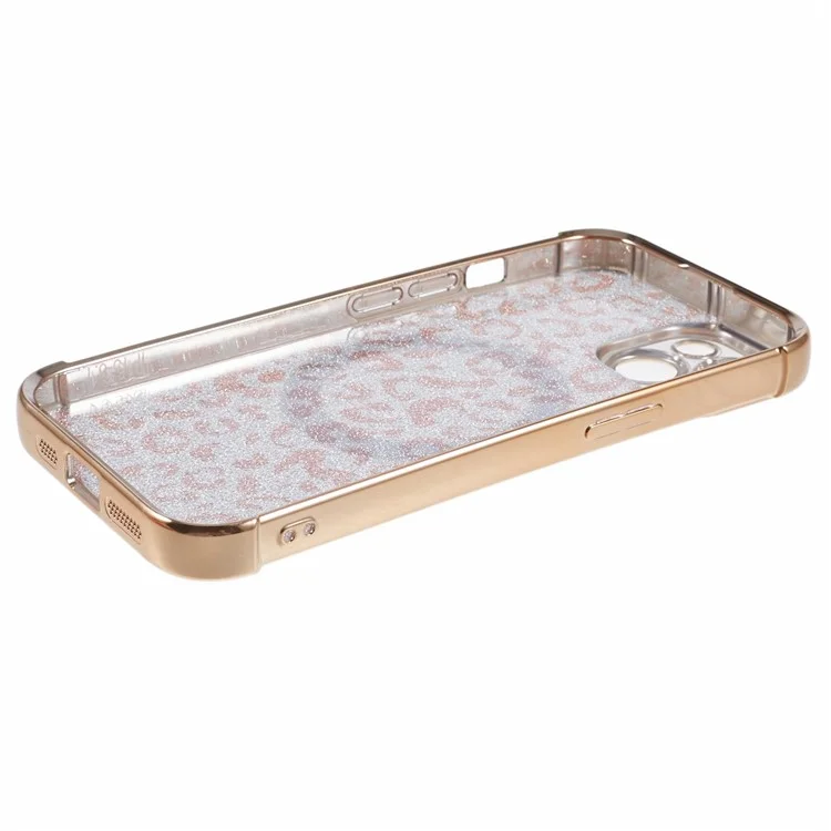 Série HRF pour étui magnétique iPhone 15 compatible avec MagSafe Electroplating TPU Cover - Or