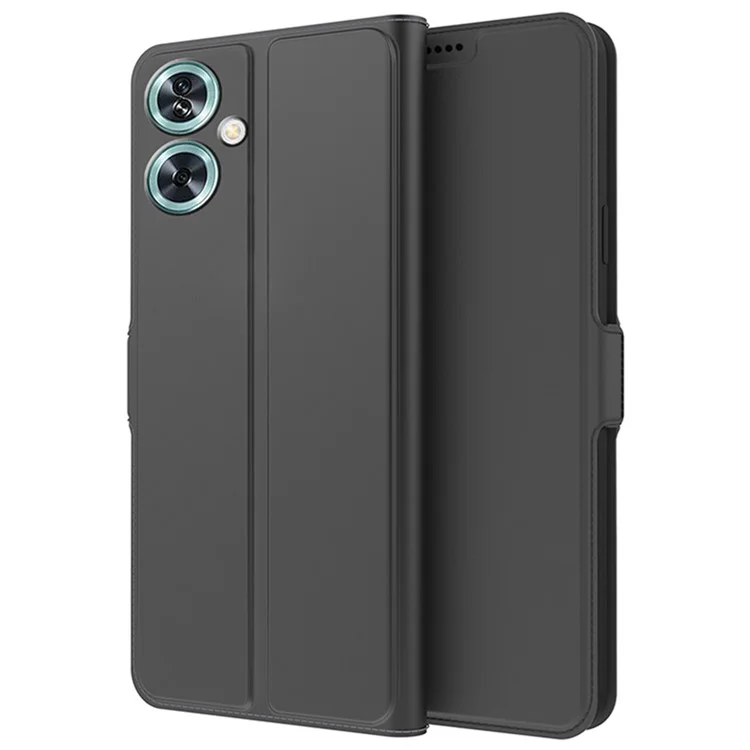 Para OnePlus N30 N30 SE 5G Case Magnetic Buckle Flip Cover Con Soporte de Tarjeta - Negro