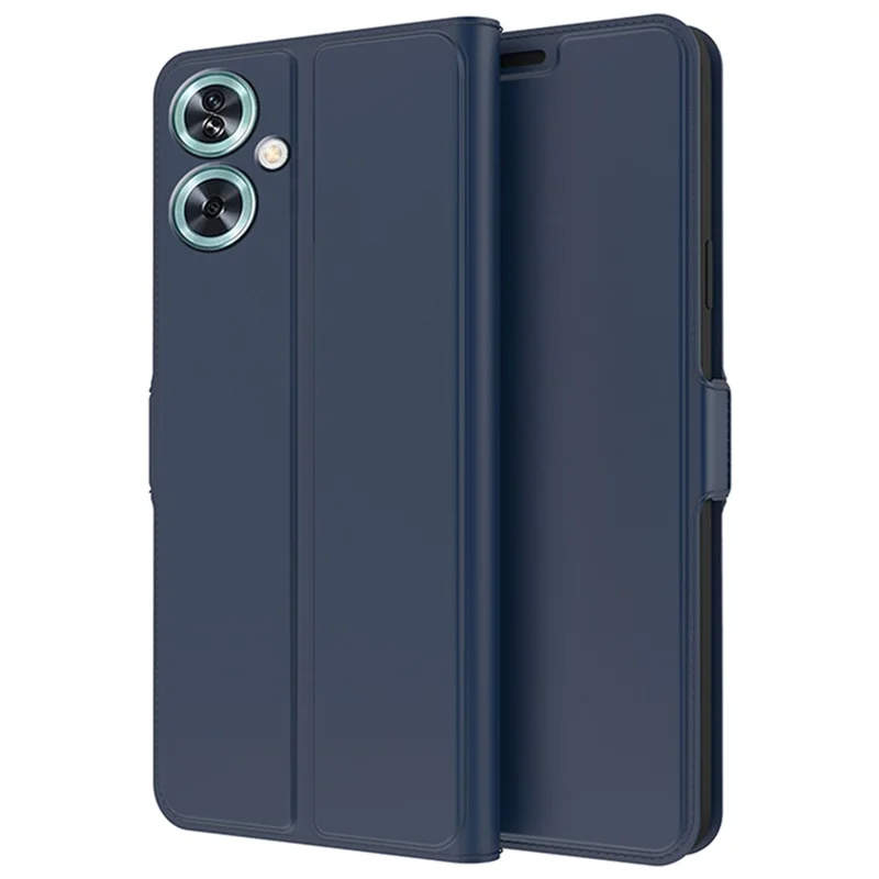 For OnePlus Nord N30 SE 5G Case Magnetic Buckle Flip Phone Cover with Card Holder - Blue