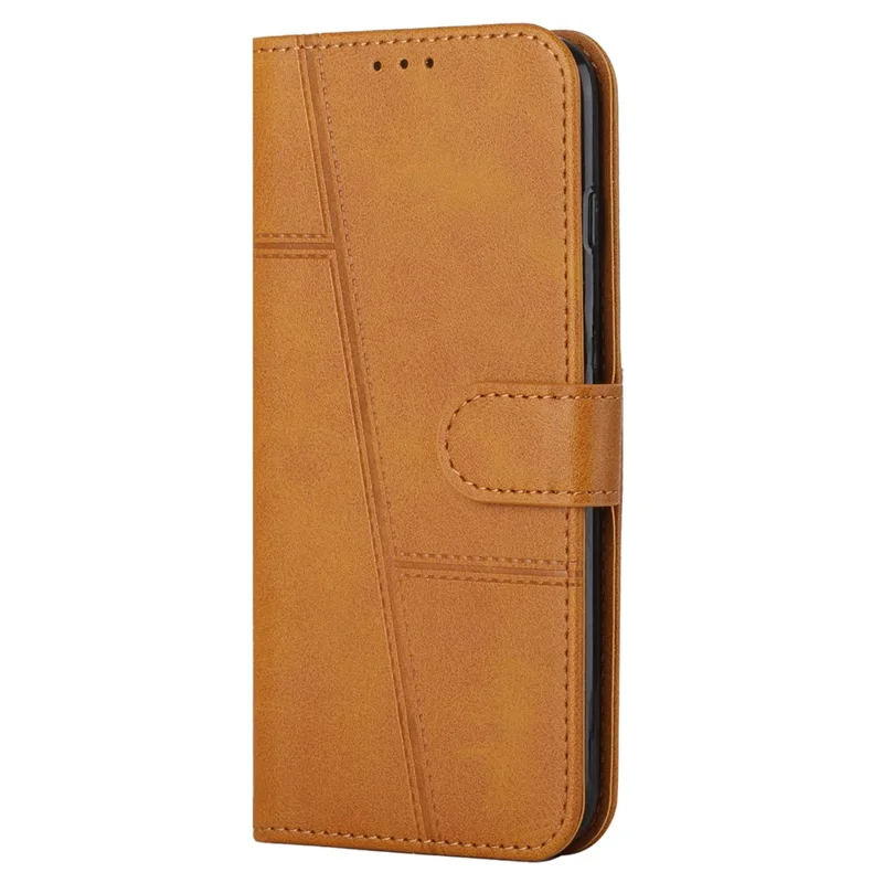 For Xiaomi Redmi Note 13 Pro 4G / Poco M6 Pro 4G Wallet Case PU Leather Flip Phone Cover - Yellow