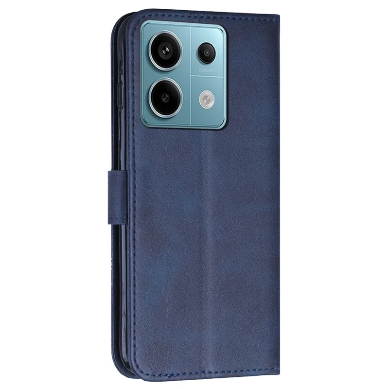 For Xiaomi Redmi Note 13 Pro 4G / Poco M6 Pro 4G Wallet Case PU Leather Flip Phone Cover - Sapphire