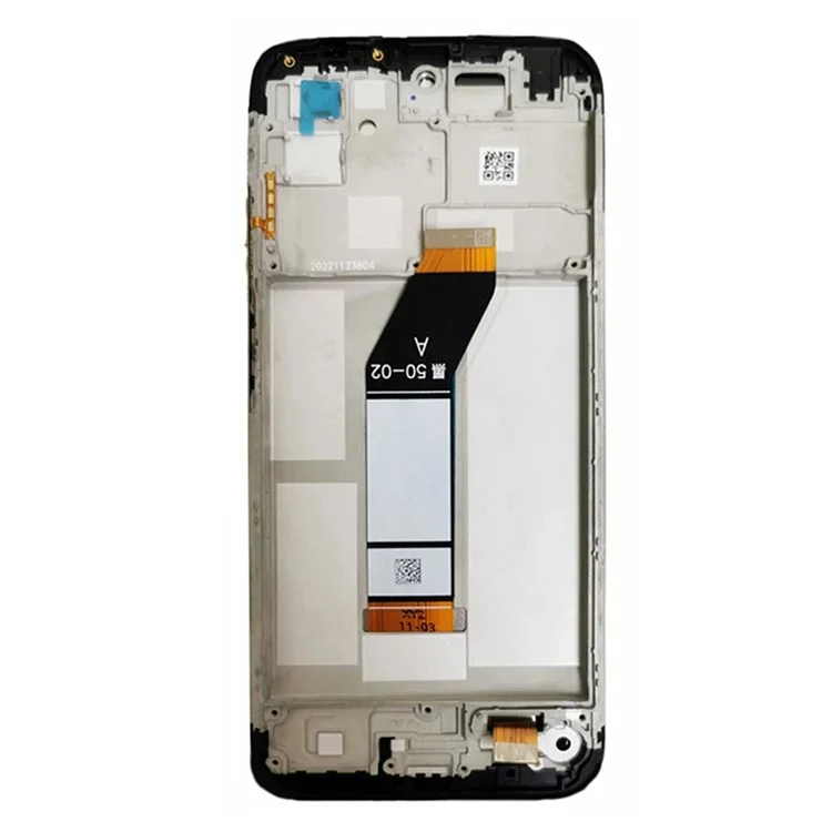 Für Xiaomi Redmi 10 2022 4G Qualität C LCD-Bildschirm und Digitizer-Baugruppe + Rahmen-Ersatzteil (ohne Logo)