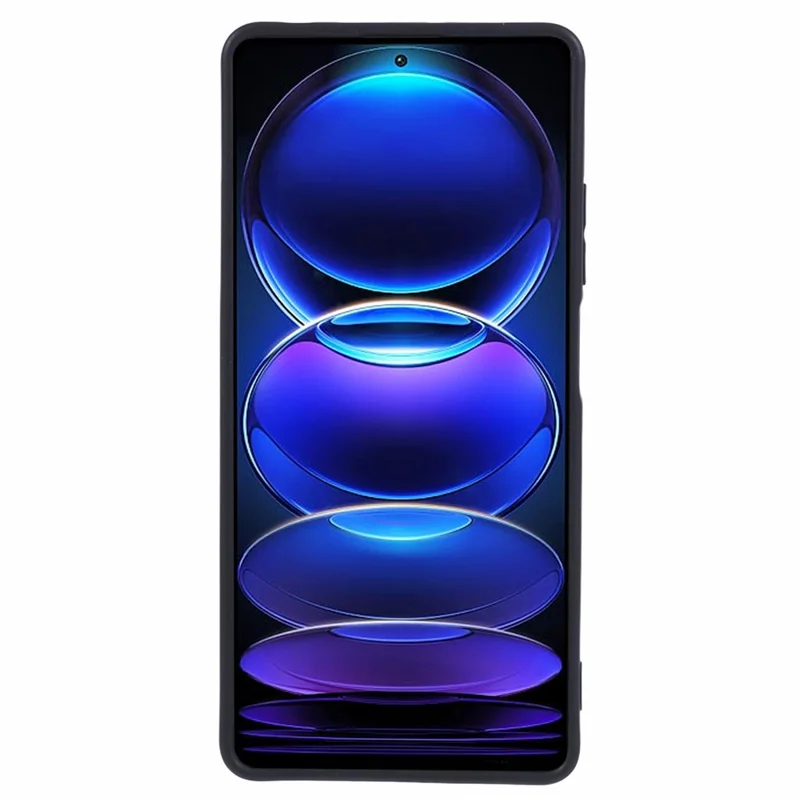 For Xiaomi Redmi Note 12 Pro+ 5G Case PC+TPU Kickstand Phone Cover Magnetic Case - Black