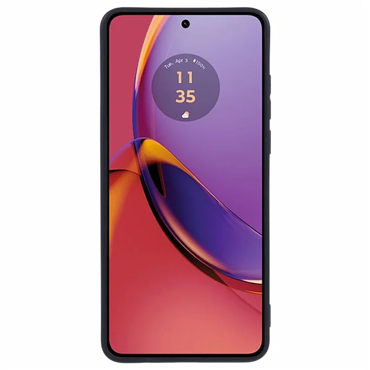 Для Motorola Moto G84 5G, задняя крышка, совместимая с MagSafe, PC+TPU, чехол с подставкой, цвет черный