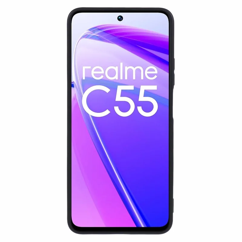 For Realme C55 / Narzo N55 4G Case PC+TPU Kickstand Phone Cover Magnetic Case - Green