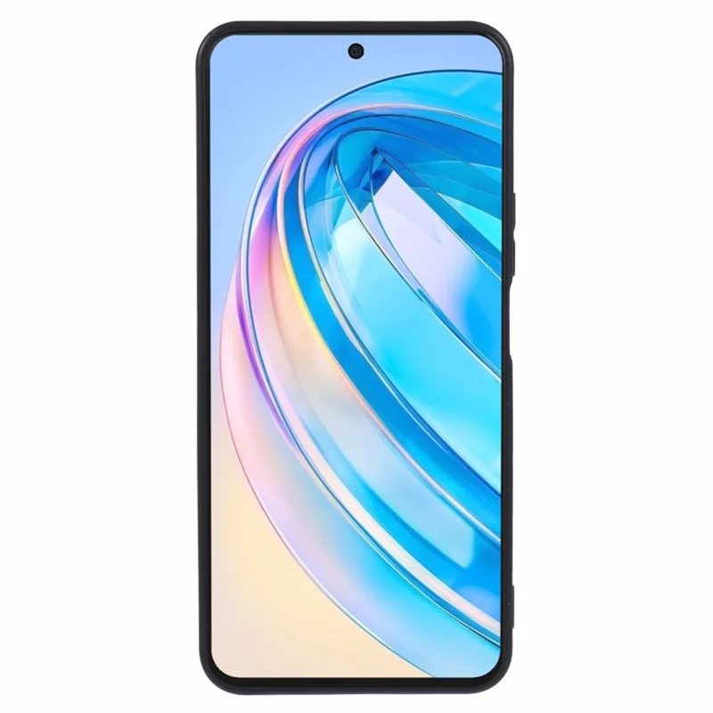 For Honor X8a 4G Shockproof Magnetic Case Kickstand PC+TPU Phone Cover - Blue