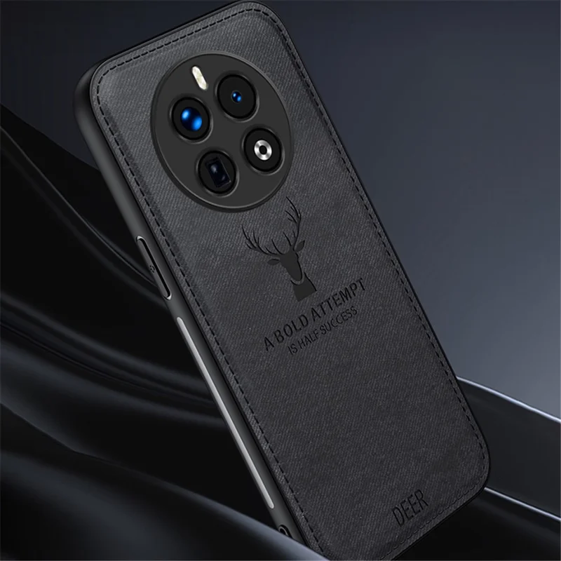 Para Realme 12 Pro 5G / 12 Pro+ 5G Funda Protectora Patrón de Ciervo PU+PC+TPU Funda Delgada para Teléfono - Azul