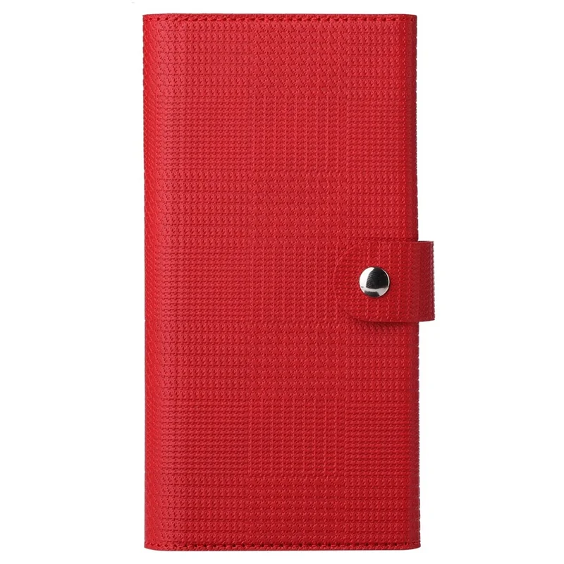 VILI GHA Series For iPhone 14 Pro Max Cell Phone Case RFID Blocking Wallet Cover Compatible with MagSafe - Red