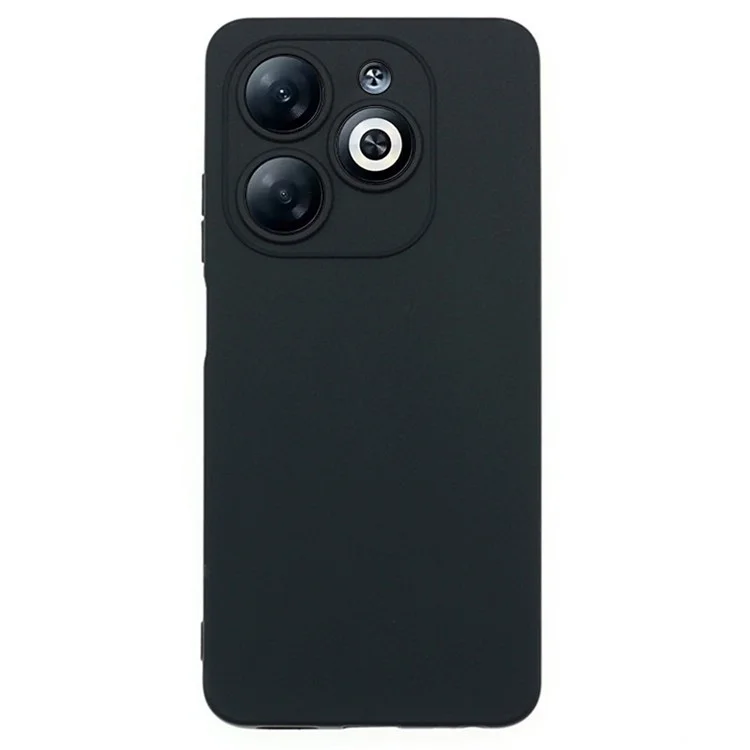 For Infinix Smart 8 Pro 4G Shockproof Case Precise Cutouts Camera Protection Back Phone Cover - Black