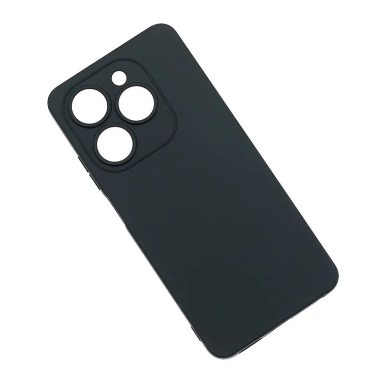 For Infinix Smart 8 Pro 4G Shockproof Case Precise Cutouts Camera Protection Back Phone Cover - Black