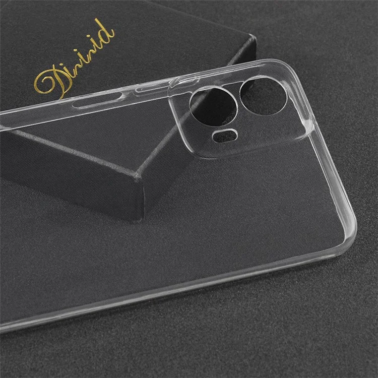 For Motorola Moto G34 5G TPU Case Transparent Camera Protection Phone Cover