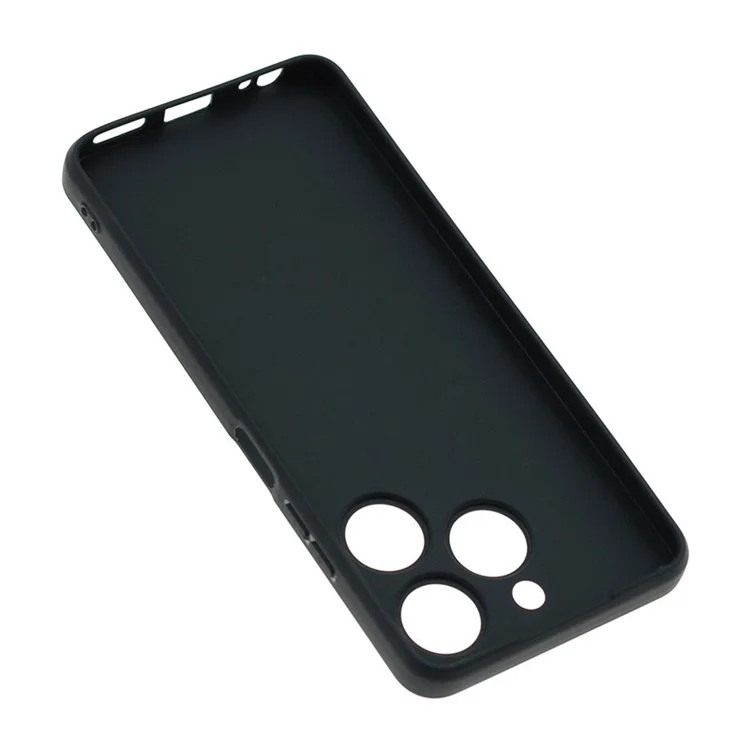 Pour la Transmission Infinix Smart 8 Plus Case de Téléphone Mate Sans Empreinte Digitale Couvure Précise - Noir