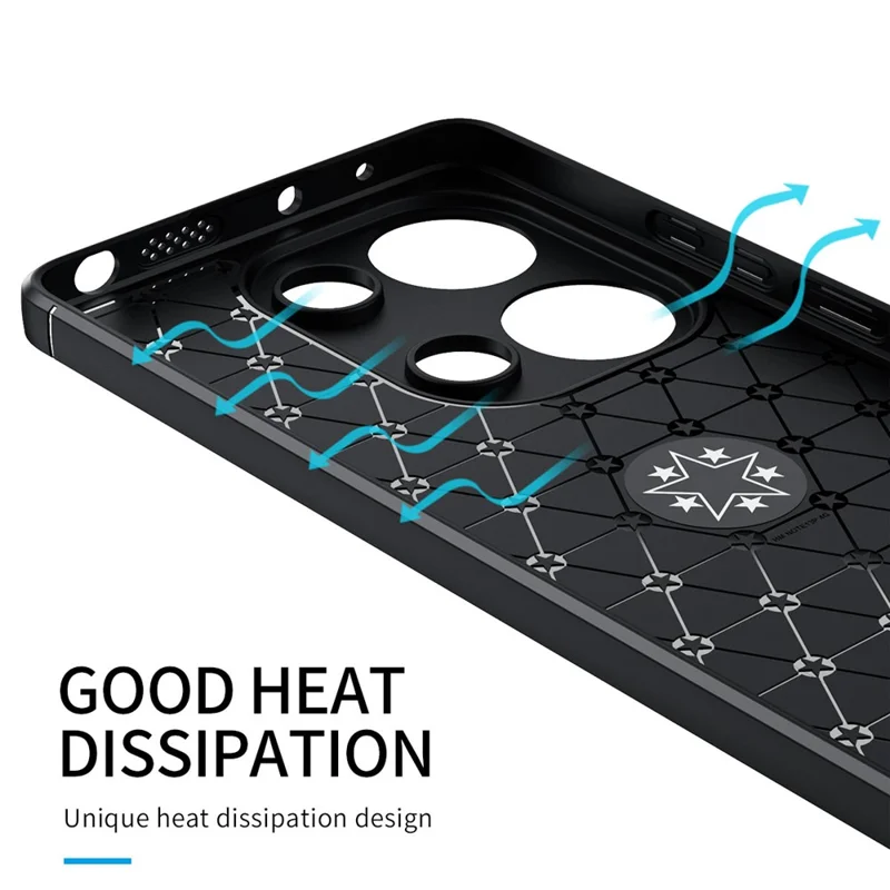 Para Xiaomi Redmi Nota 13 Pro 4g / Poco M6 Pro 4G Case TPU Tampa Com Anel Kickstand - Preto / Vermelho
