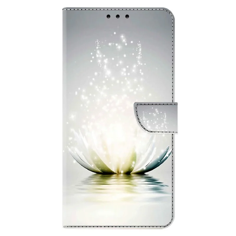 Para Xiaomi Redmi Note 13 Pro 5G / Poco X6 5G Funda Caso Impresión 3D Cartera Cuero Teléfono Cáscara - Loto