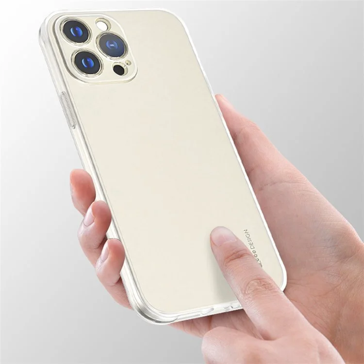 Q.COO Ice Mist Series for iPhone 14 Pro Max TPU Case Drop-proof Matte Soft Phone Cover - White