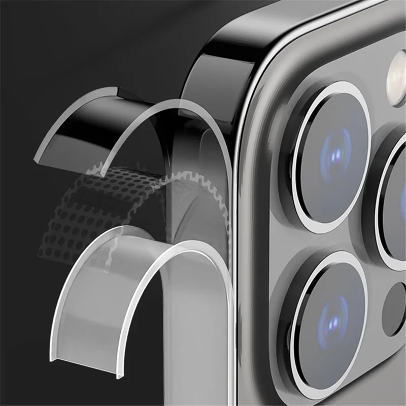 Q.COO Ice Mist Series for iPhone 14 Pro Max TPU Case Drop-proof Matte Soft Phone Cover - Grey