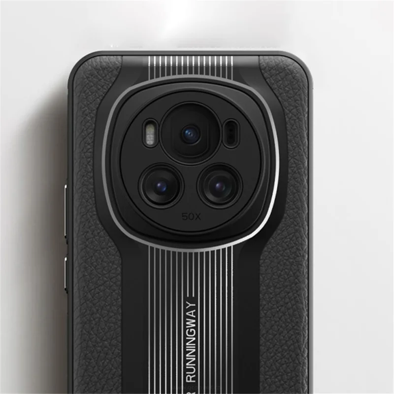 Q.COO Super Running Series 2 for Honor Magic6 Pro 5G Case PU + TPU + Acrylic Back Cover - Red