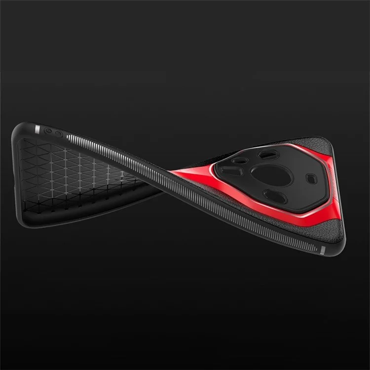 Q.COO Super Running Series 2 para Funda Huawei Mate 60 RS Ultimate Anticaídas de Cuero+Acrílico+TPU - Negro