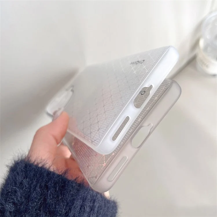 Q.COO For Huawei nova 11 / nova 12s 4G / nova 12 Lite 4G Case Sparkly Protective TPU Phone Cover - White