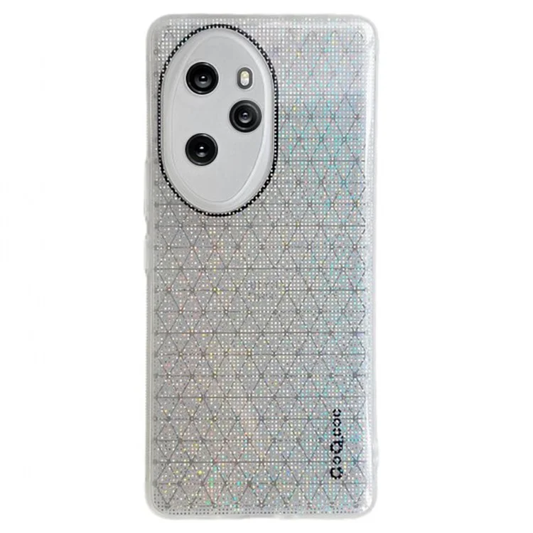Q.COO For Honor 100 Pro 5G Case Soft TPU Phone Cover Optical Coated Surface - White
