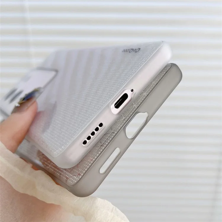 Q.COO For vivo S17 5G / S17 Pro 5G Case Soft TPU Anti-Scratch Sparkle Bling Phone Cover - White