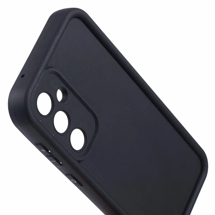 Para Samsung Galaxy S23 FE Case Thin Matte TPU Phone Back Cover - Preto