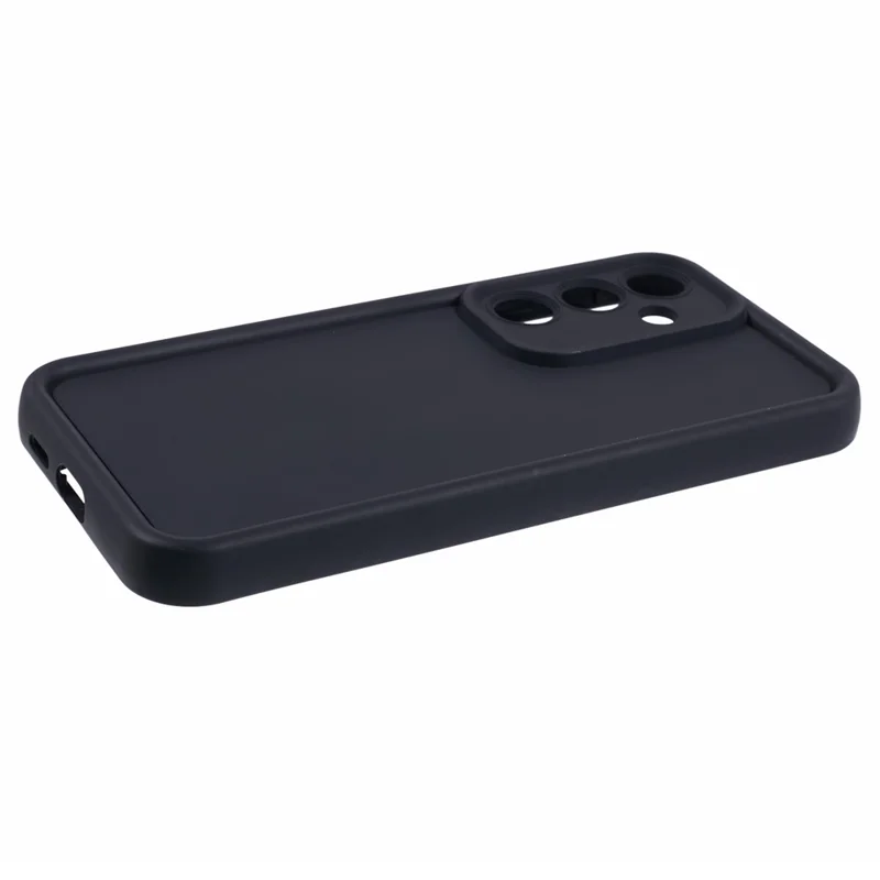 For Samsung Galaxy S24+ Matte Case Anti-Scratch TPU Phone Cover - Black