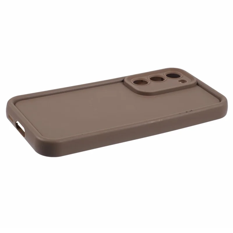 For Samsung Galaxy S22+ 5G Case TPU Matte Lightweight Anti-Scratch Phone Cover - Light Brown