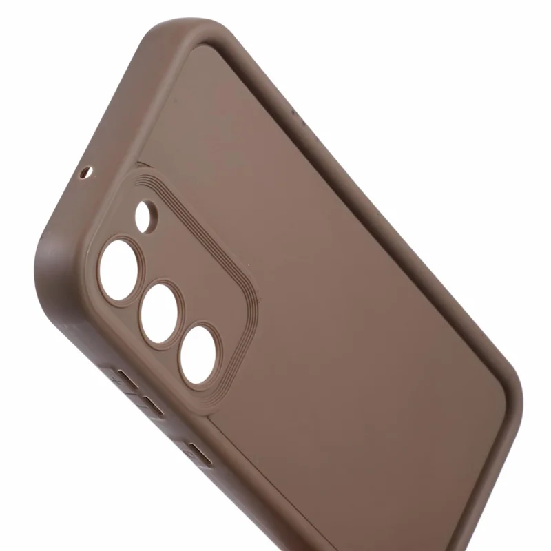 For Samsung Galaxy S22+ 5G Case TPU Matte Lightweight Anti-Scratch Phone Cover - Light Brown
