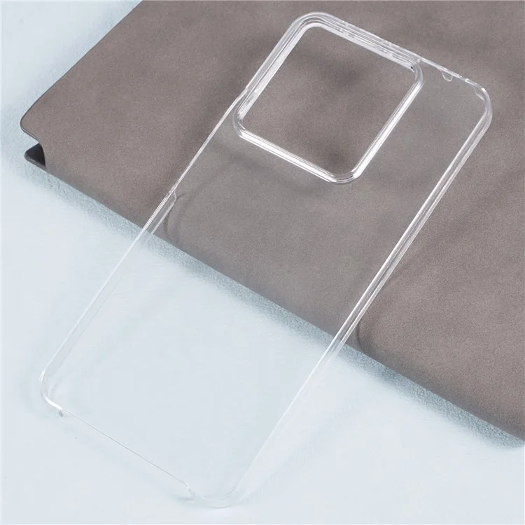 For Xiaomi Redmi Note 13 Pro 5G Clear Phone Case Acrylic + TPU Shockproof Back Cover with PET Film