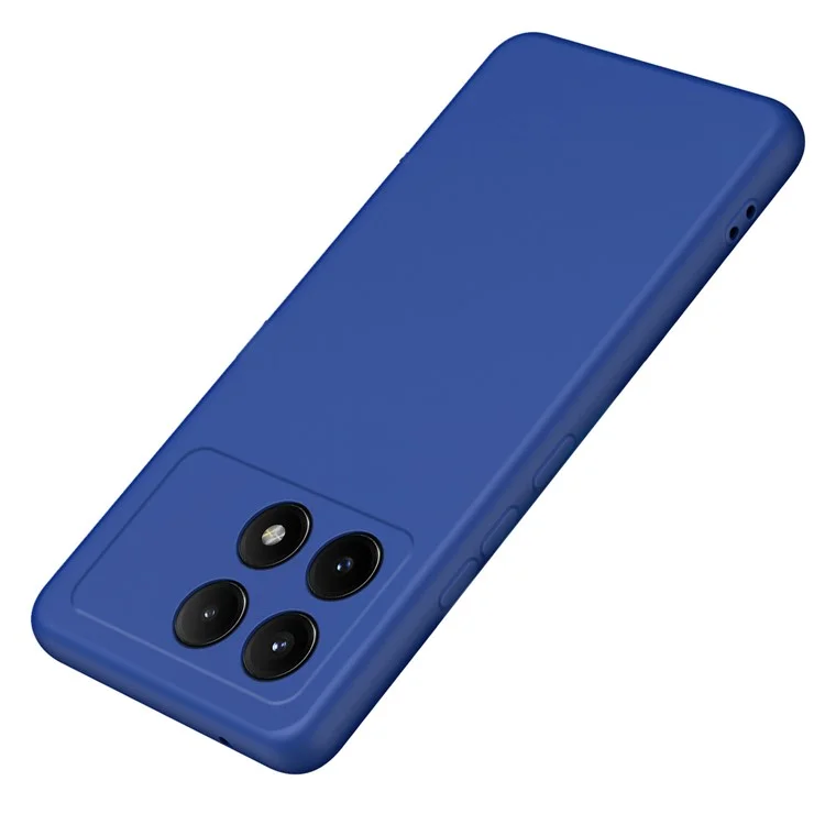 For Xiaomi Redmi K70E 5G / Poco X6 Pro 5G Case Silky Touch 2.2mm TPU Phone Back Cover - Blue