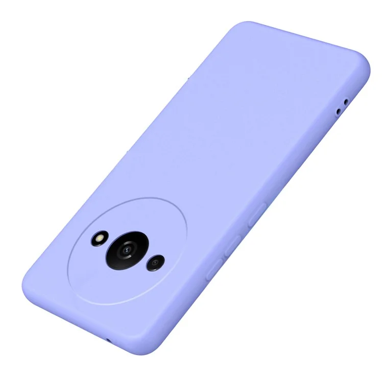 For Xiaomi Redmi A3 Slim Case Shockproof 2.2mm TPU Phone Cover - Purple