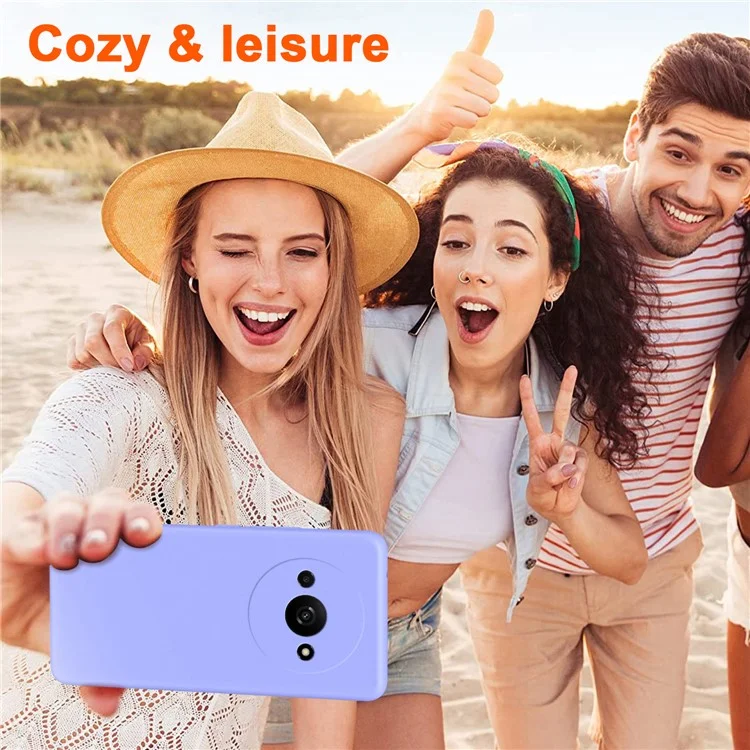 Für Xiaomi Redmi A3 / Poco C61 4G Slim Case Stoßfest 2,2 mm TPU Handyhülle - Lila
