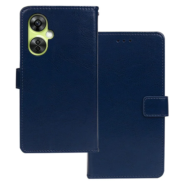 IDEWEI For OnePlus Nord CE 3 Lite 5G / Nord N30 5G Case Stand Leather Phone Wallet Cover - Blue